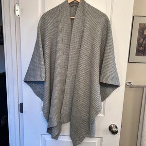 Grey Sweater Cape
